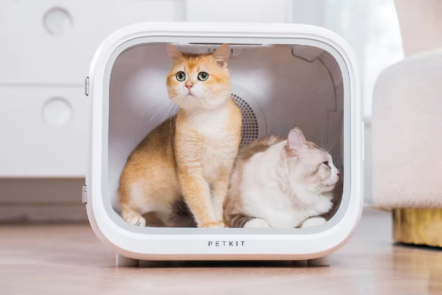 home run pet drying box
